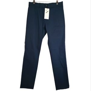 Hill City NWT Tech Pant in Dark Navy Size 30 x 32 Slim Fit